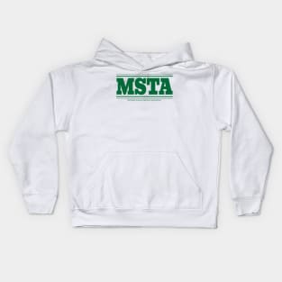 MSTA Old School Ypsilanti Green Kids Hoodie